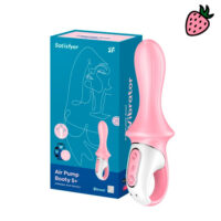 Satisfyer Air Pump Booty 5+ - Vibrador Inflável com 12 Modos de Vibração e Controle via APP Satisfyer Air Pump Booty 5+ - Vibrador Inflável com 12 Modos de Vibração e Controle via APP