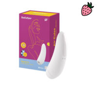 Satisfyer Curvy 1+ - Estimulador Clitoriano com 11 Intensidades de Pulsação e Vibração e Controle via APP Satisfyer Curvy 1+ - Estimulador Clitoriano com 11 Intensidades de Pulsação e Vibração e Controle via APP