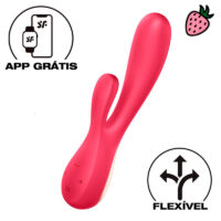 Satisfyer Mono Flex - Vibrador e Estimulador Multifuncional com controle via APP