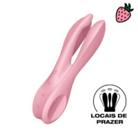 Satisfyer Threesome 1 - Estimulador de Clitóris com 12 Modos de Vibração à Prova D’Água