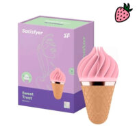 Satisfyer Sweet Treat - Estimulador de Clitoris com 5 Modos de Vibração e Rotação à Prova D’Água Satisfyer Sweet Treat - Estimulador de Clitoris com 5 Modos de Vibração e Rotação à Prova D’Água
