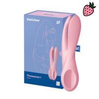 Satisfyer Threesome 1 - Estimulador de Clitóris com 12 Modos de Vibração à Prova D’Água Satisfyer Threesome 1 - Estimulador de Clitóris com 12 Modos de Vibração à Prova D’Água