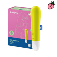 Satisfyer Ultra Power Bullet 1 - Estimulador de Clitóris com 12 Modos de Vibração à Prova D’Água