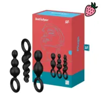 Satisfyer Booty Call - Kit de 3 Plugs Anais em Silicone Flexível Satisfyer Booty Call - Kit de 3 Plugs Anais em Silicone Flexível