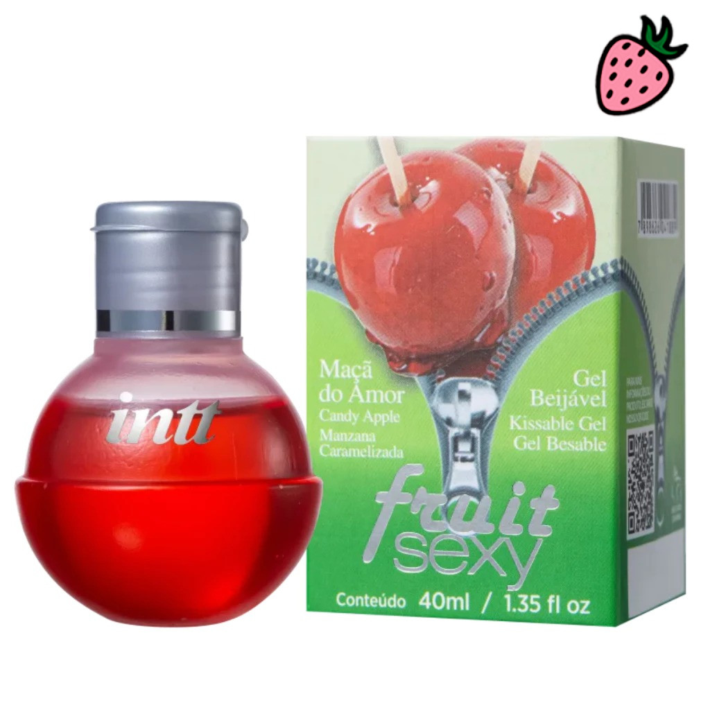 Fruit Sexy Maçã do Amor 40ml Maçã do Amor 40ml - Gel Beijável Sabor - imagem 2
