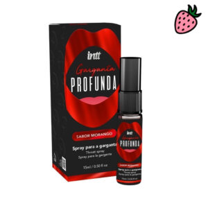 Garganta Profunda Com Aroma De Morango 15Ml Intt