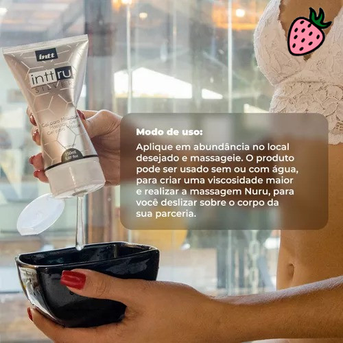 Intt Ru Silver Gel para Massagem Nuru