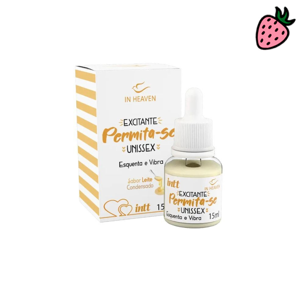 Permita-se Gel Excitante Unissex — Esquenta e Vibra 15ml Intt