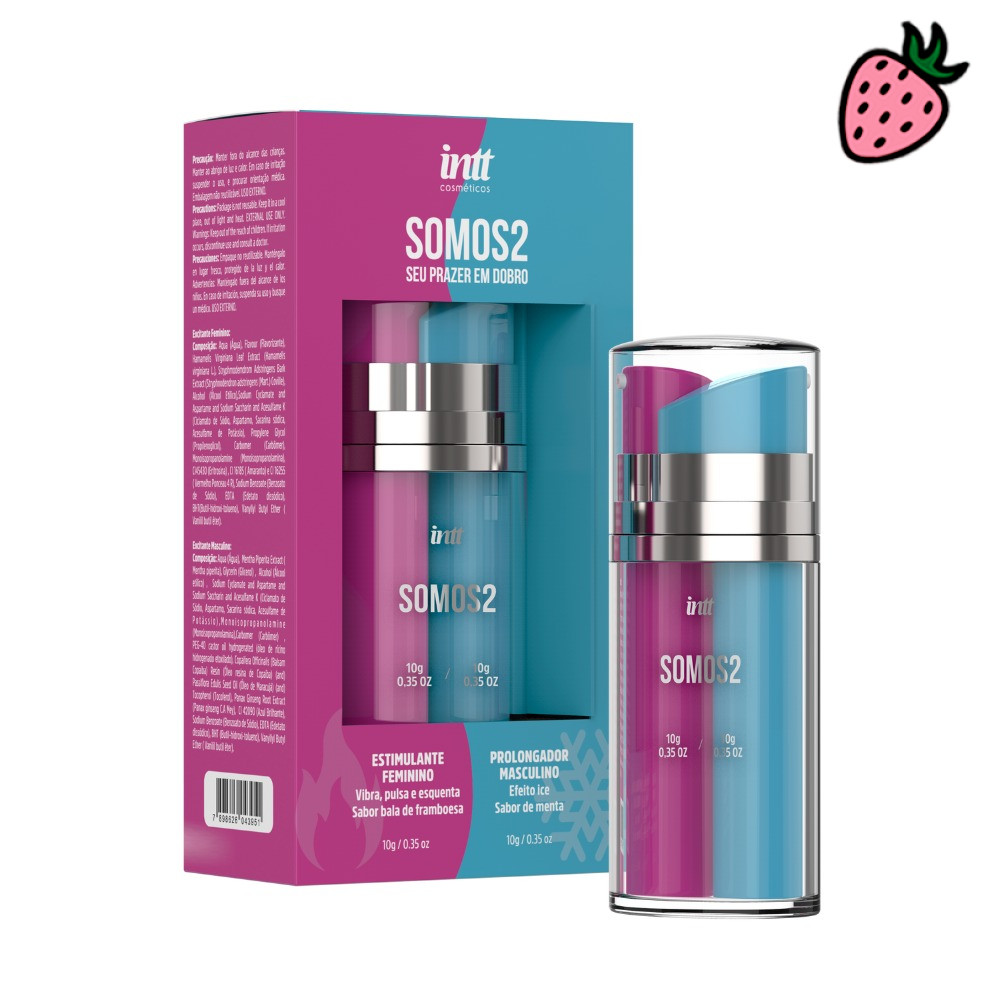 Somos2 — Excitante Feminino e Gel Prolongador Masculino