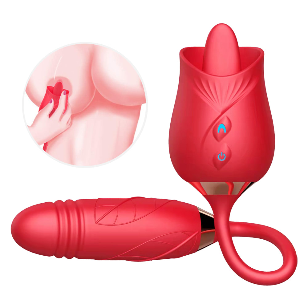 Kit Dose de Prazer — Vibrador de Língua, Lubrificante e Gel Beijável