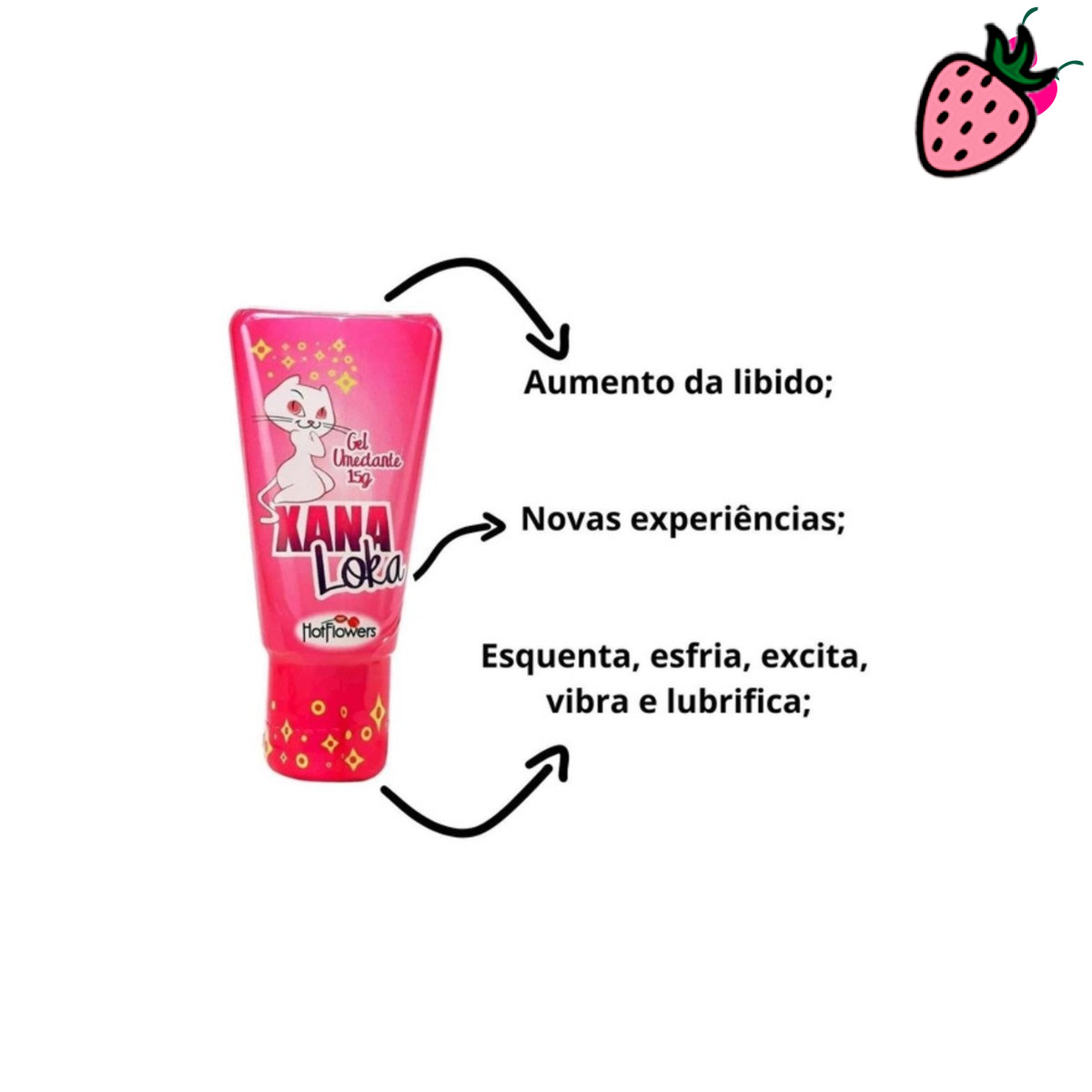 Xana Loka - Gel Excitante Feminino 15g - imagem 7