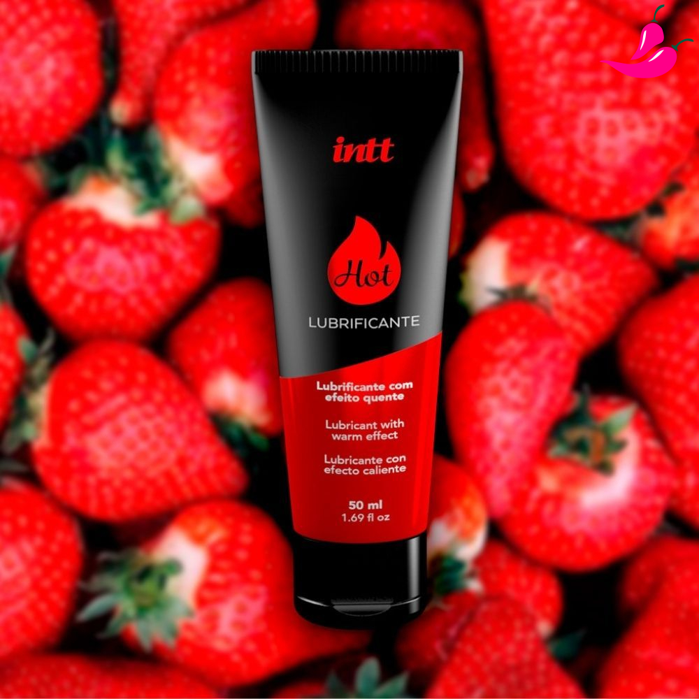 Lubrificante Corporal Efeito Hot Sabor Morango 50ml