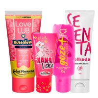 Kit Vibrações & Sensações – Géis Excitantes, Lubrificante Beijável + Deslizante Neutro Kit Vibrações & Sensações – Géis Excitantes, Lubrificante Beijável + Deslizante Neutro