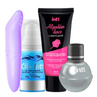 Kit Algodão Doce – Vibrador + Cliv Intt + Lubrificante + Fruit Sexy Kit Algodão Doce – Vibrador + Cliv Intt + Lubrificante + Fruit Sexy