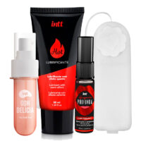 Kit Morango Selvagem – Ooh Delícia + Lubrificante + Garganta Profunda + Vibrador Kit Morango Selvagem – Ooh Delícia + Lubrificante + Garganta Profunda + Vibrador