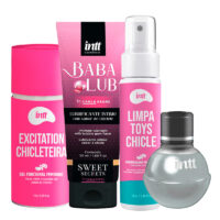 Kit Doce Pecado - Excitation Chicleteria + Limpa Toys + Fruit Sexy + Babalub Intt Kit Doce Pecado - Excitation Chicleteria + Limpa Toys + Fruit Sexy + Babalub Intt