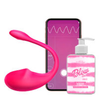 Kit Comando e Sedução – Vibrador com App + Blow Girl Beijável Kit Comando e Sedução – Vibrador com App + Blow Girl Beijável