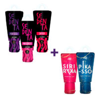 Kit Sensações Sedentas – 5 Géis Beijáveis Kit Sensações Sedentas – 5 Géis Beijáveis
