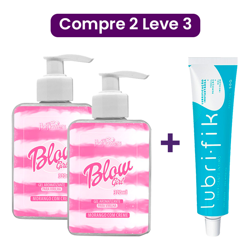 Kit Delícias Hidratantes — 2x Blow Girl + Gel Lubrifik
