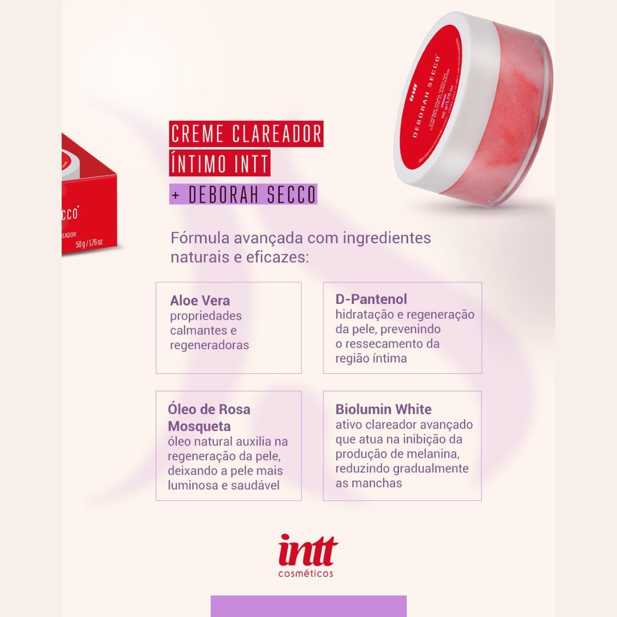 Creme Clareador Íntimo Intt & Deborah Secco