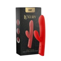 Êxtase Luxury Intt - Vibrador com Função de Vai e Vem e Estímulo Clitoriano Êxtase Luxury Intt - Vibrador com Função de Vai e Vem e Estímulo Clitoriano