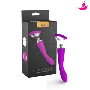 Sugator 2 Intt - Vibrador 2 em 1 com Sugador de Clitóris e Parte Penetrável