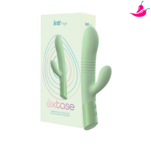 Êxtase Intt - Vibrador com Função de Vai e Vem e Estímulo Clitoriano