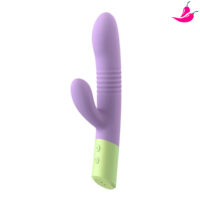 Êxtase Collors Intt - Vibrador com Função de Vai e Vem e Estimulo Clitoriano