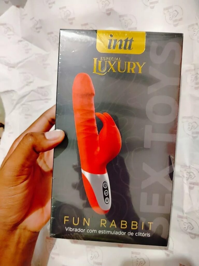 Click to view full screen Fun Rabbit Intt - Vibrador com Função e Vai e Vem e Estímulo Clitoriano photo review