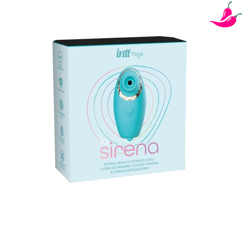 La Sirena Intt - Vibrador 3 Em 1, Língua Estimuladora, Ondas De Pressão E Função Tapping - imagem 3