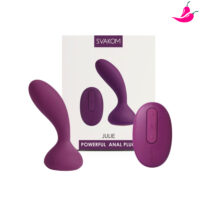 Julie Svakom - Vibrador Anal e Ponto G com Controle Remoto Julie Svakom - Vibrador Anal e Ponto G com Controle Remoto