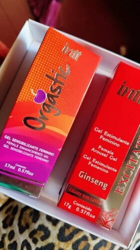 Click to view full screen Box Libido Feminina Intt - Orgastic Gel 17ml e Excitation photo review