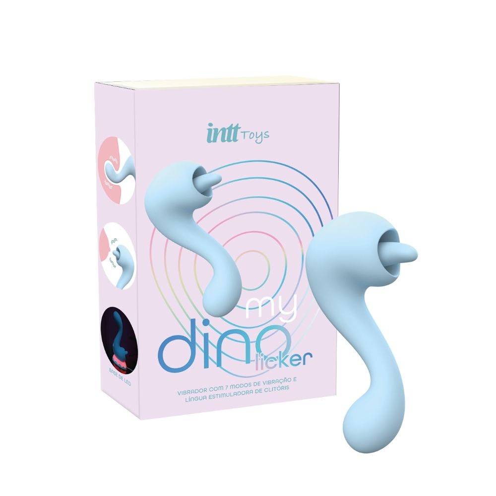 My Dino Licker Intt  - Vibrador com Língua Estimuladora e Estimulo Vaginal