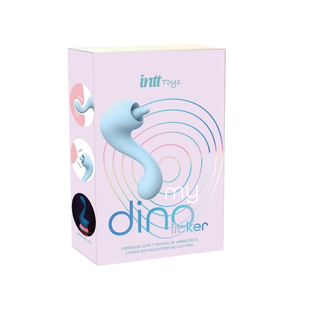 My Dino Licker Intt  - Vibrador com Língua Estimuladora e Estimulo Vaginal - imagem 3