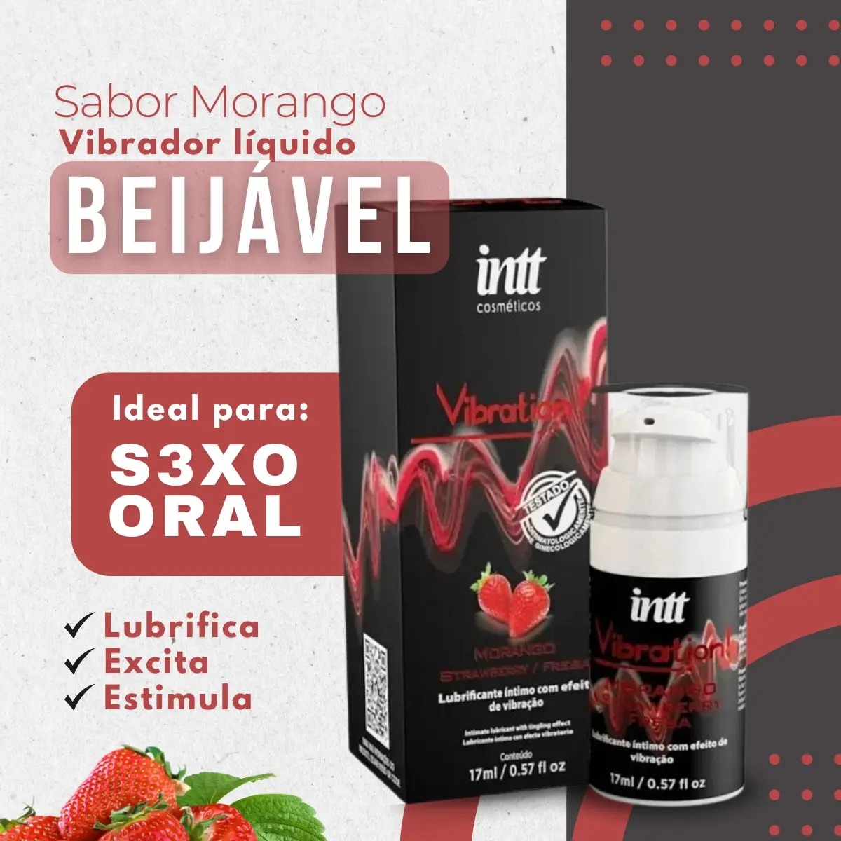Demonstração do Vibration Morango