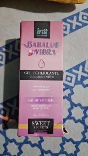 Click to view full screen Babalub Vibra Hot 15G Intt - Lubrificante Babalub Sabor Chiclete photo review