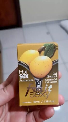 Click to view full screen Fruit Sexy Amarula Intt - Gel Beijável Com Efeito Quente 40g photo review