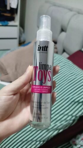 Click to view full screen Limpa Toys Higienizador Intt - Líquido para Cuidado e Limpeza 120ml photo review