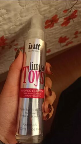 Click to view full screen Limpa Toys Higienizador Intt - Líquido para Cuidado e Limpeza 120ml photo review