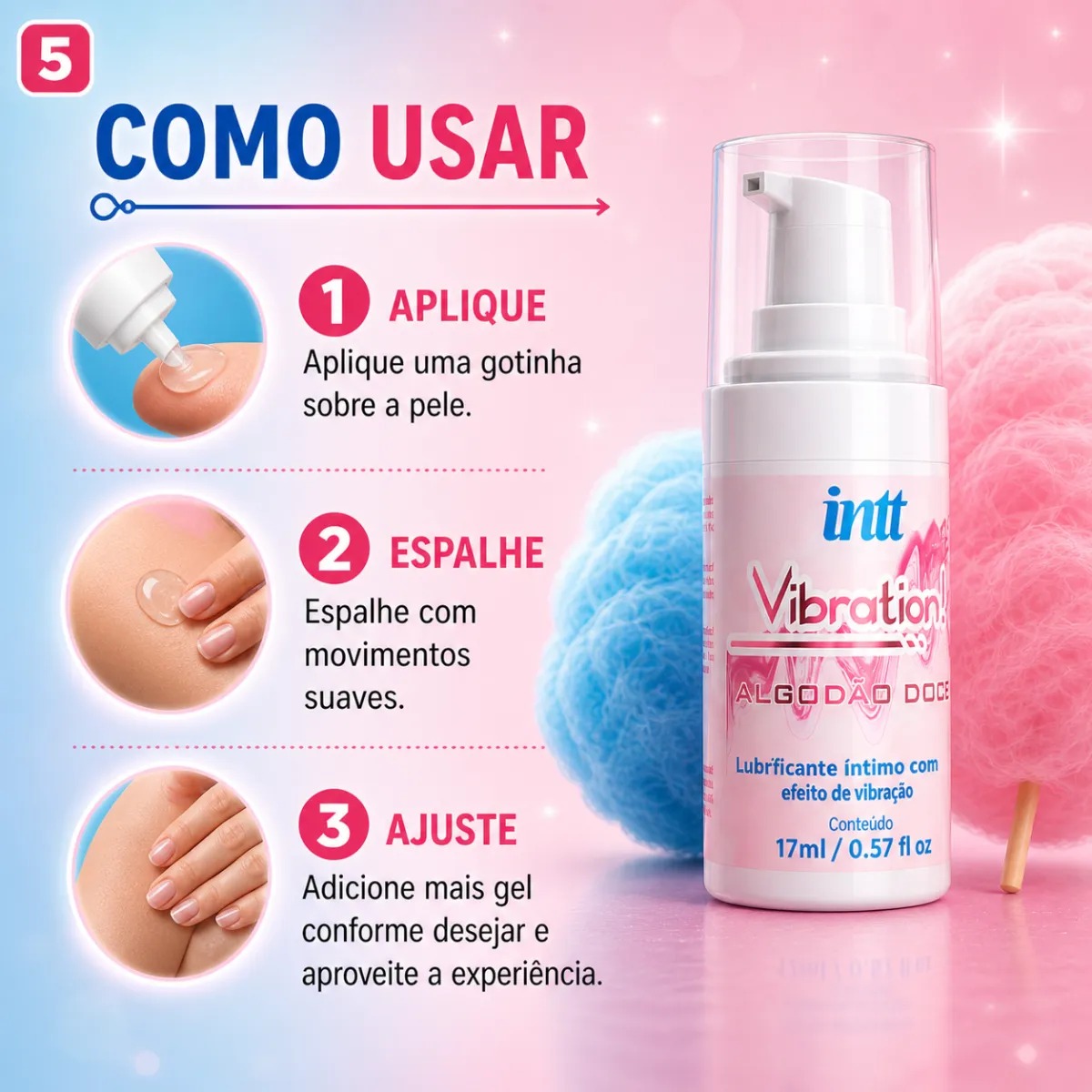 Demonstração do Vibration Algodão Doce