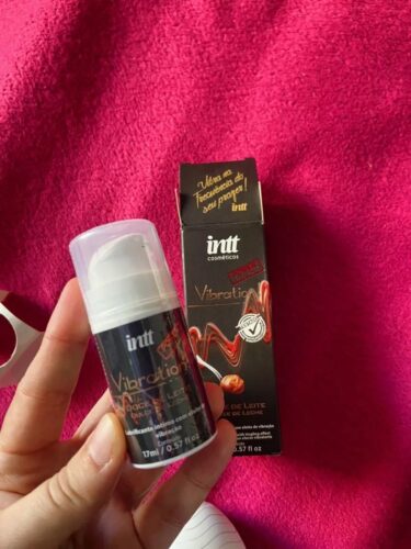 Click to view full screen Vibration Power Doce De Leite 17ml Intt - Gel Extra Forte Vibra Aquece E Lubrifica photo review