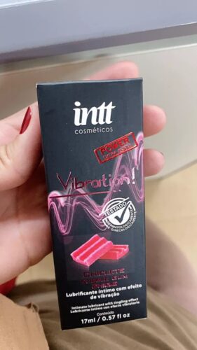 Click to view full screen Vibration Power Chiclete Intt - Gel 17ml - Gel Extra Forte Vibra Aquece E Lubrifica photo review