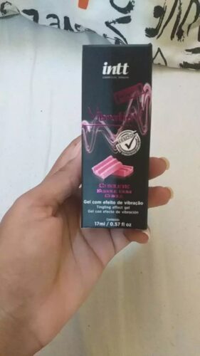 Click to view full screen Vibration Power Chiclete Intt - Gel 17ml - Gel Extra Forte Vibra Aquece E Lubrifica photo review