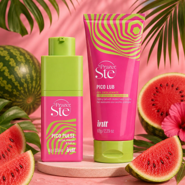 Pico Lub Intt Gel Deslizante Lubrificante Íntimo Melancia