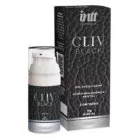 Cliv Black Intt - Gel Facilitador Anal com Ácido Hialurônico e Mentol 17g Cliv Black Intt - Gel Facilitador Anal com Ácido Hialurônico e Mentol 17g