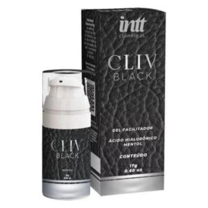 Cliv Black Intt - Gel Facilitador Anal com Ácido Hialurônico e Mentol 17g