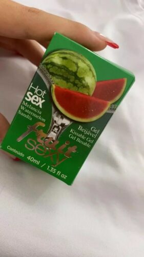 Click to view full screen Fruit Sexy Melancia Intt - Gel Beijável Sabor 40ml photo review