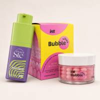 Kit Intt Bubble Vibes 3 em 1 e Pico Pulse Menta Gel Sugador Kit Intt Bubble Vibes 3 em 1 e Pico Pulse Menta Gel Sugador
