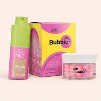 Kit Intt Pico Pulse Uva Sugador em Gel e Bubble Vibes 3 em 1 Kit Intt Pico Pulse Uva Sugador em Gel e Bubble Vibes 3 em 1