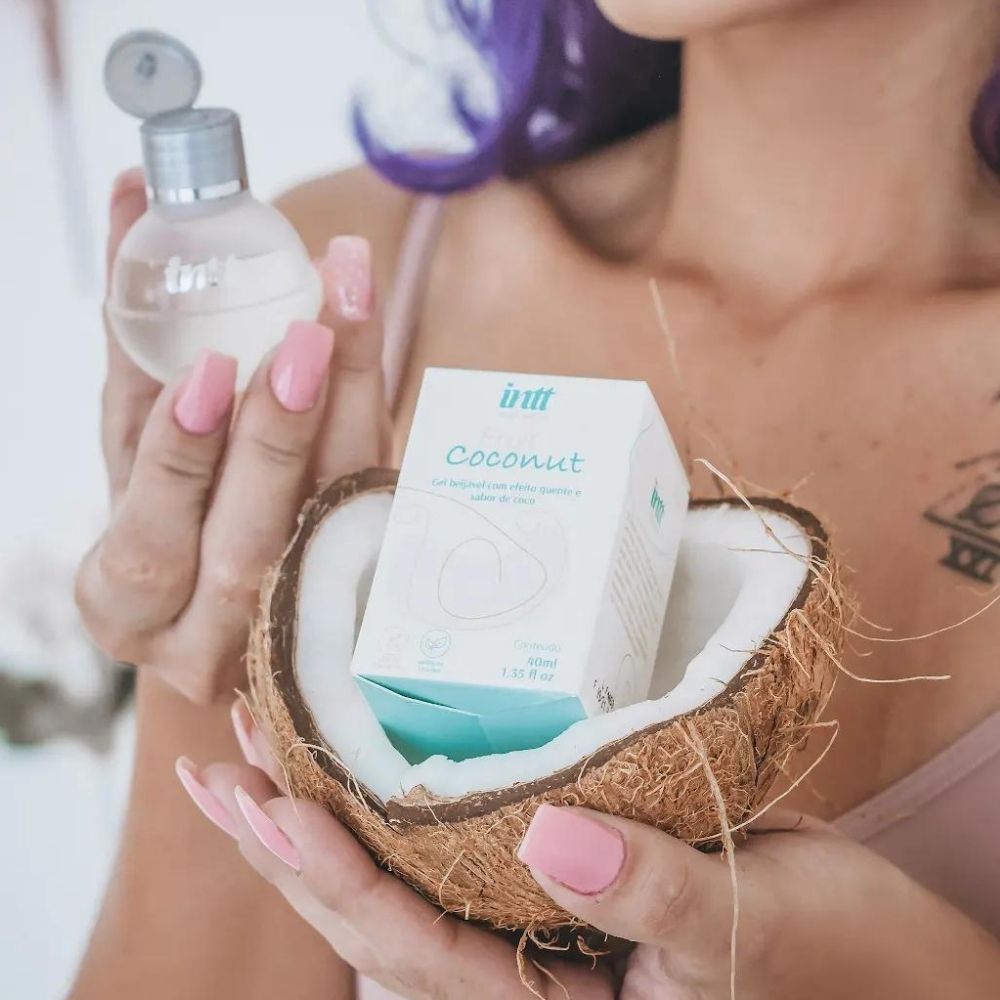Fruit Sexy Coco – Gel Corporal Sensação Quente e Aroma De Coco - Cosméticos Original | Satisfeel - Foto 3